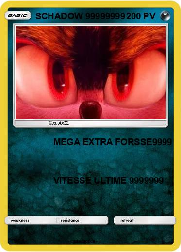 Pokemon SCHADOW 99999999
