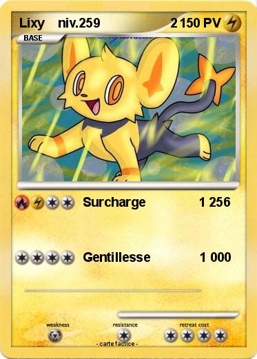 Pokemon Lixy    niv.259                    2