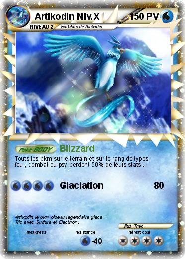 Pokemon Artikodin Niv.X