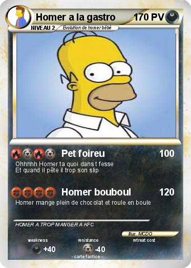 Pokemon Homer a la gastro