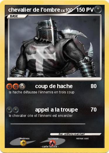Pokemon chevalier de l'ombre