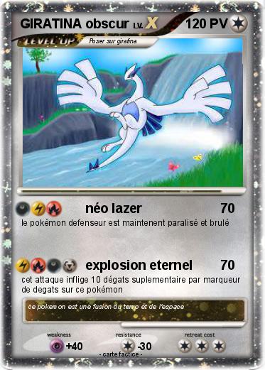Pokemon GIRATINA obscur