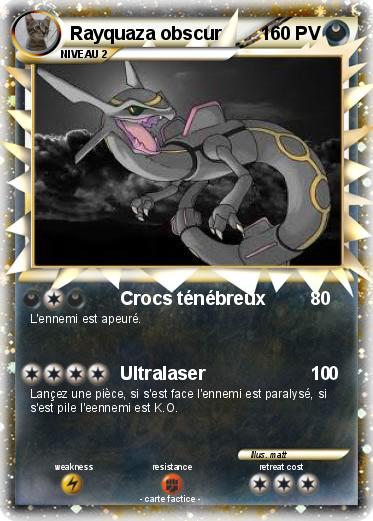 Pokemon Rayquaza obscur