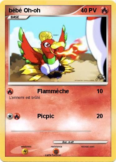 Pokemon bébé Oh-oh