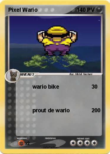 Pokemon Pixel Wario