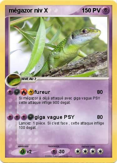 Pokemon mégazor niv X