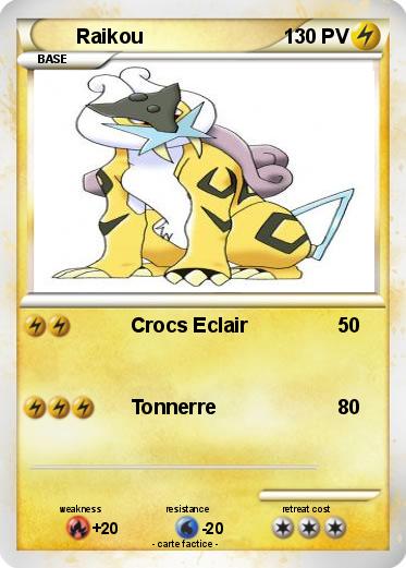 Pokemon Raikou
