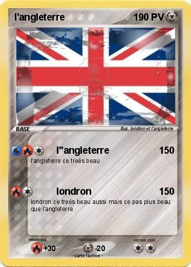 Pokemon l'angleterre
