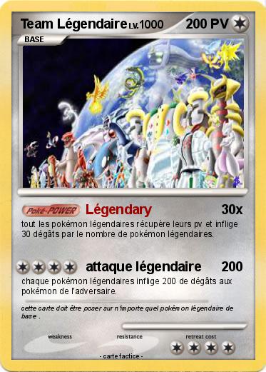 Pokemon Team Légendaire