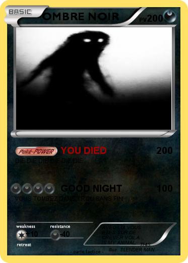 Pokemon OMBRE NOIR