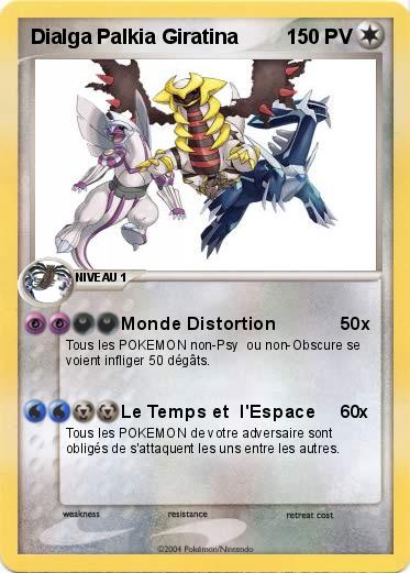 Pokemon Dialga Palkia Giratina