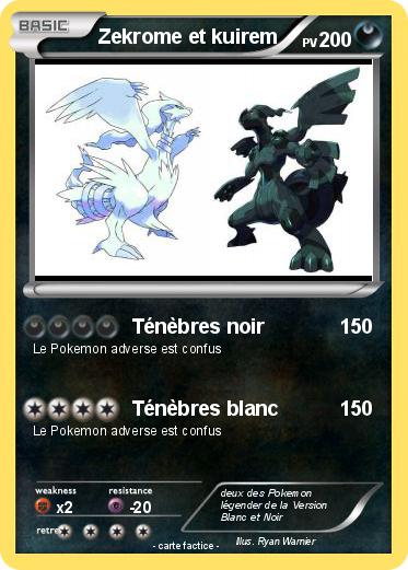 Pokemon Zekrome et kuirem