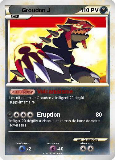 Pokemon Groudon J