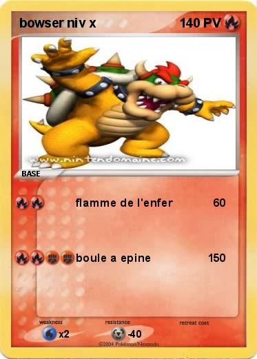Pokemon bowser niv x