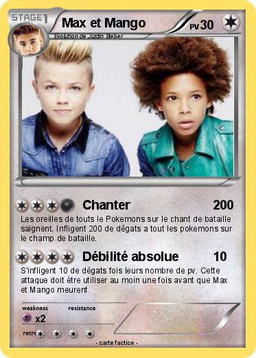 Pokemon Max et Mango