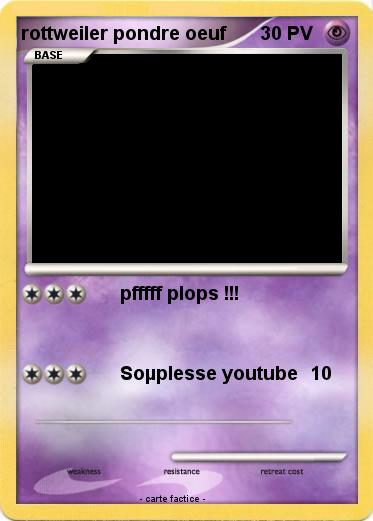 Pokemon rottweiler pondre oeuf