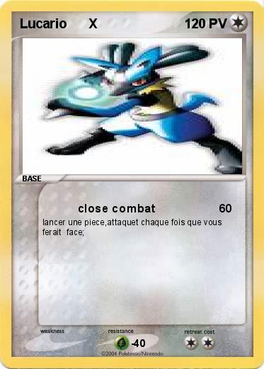 Pokemon Lucario      X