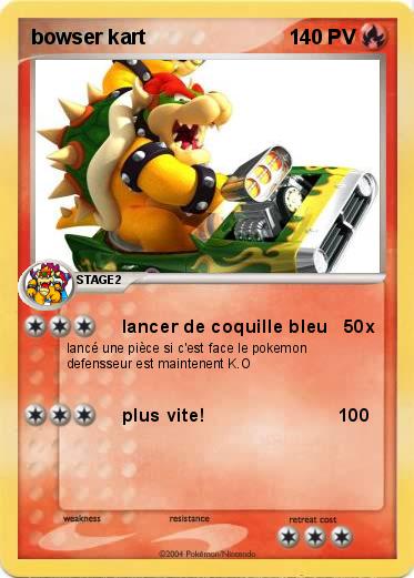 Pokemon bowser kart 