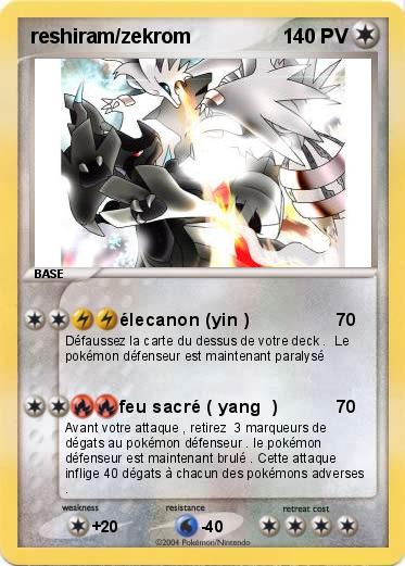Pokemon reshiram/zekrom