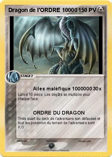 Pokemon Dragon de l'ORDRE 10000 
