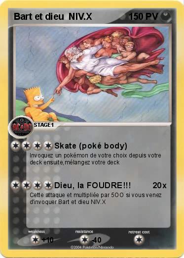 Pokemon Bart et dieu  NIV.X