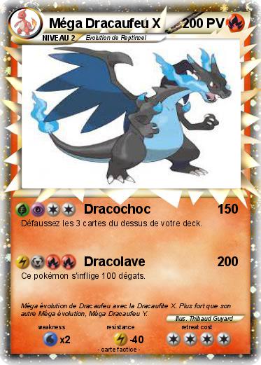 Pokemon Méga Dracaufeu X