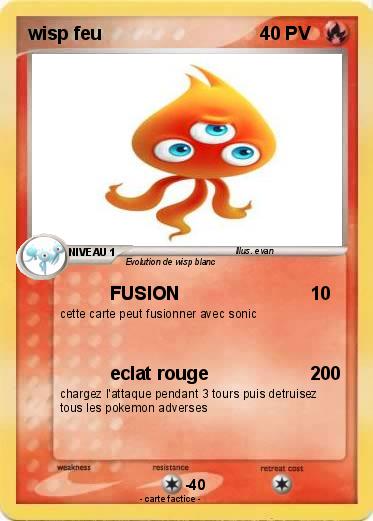 Pokemon wisp feu