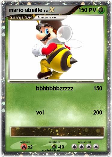 Pokemon mario abeille