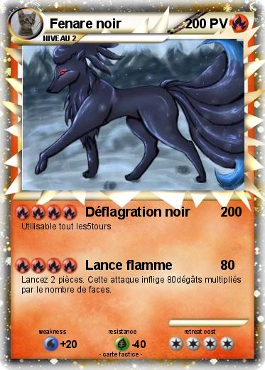 Pokemon Fenare noir
