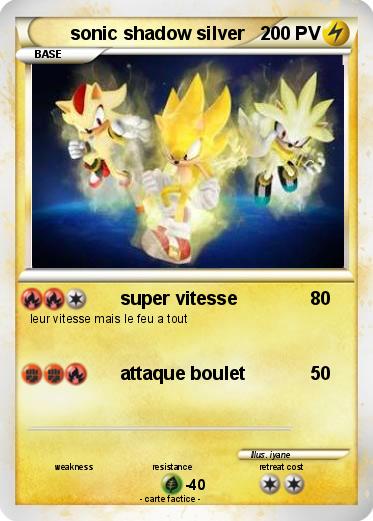 Pokemon sonic shadow silver