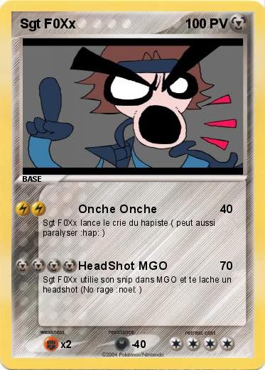 Pokemon Sgt F0Xx