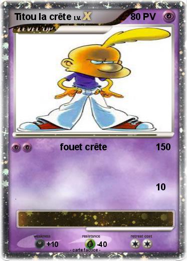 Pokemon Titou la crête