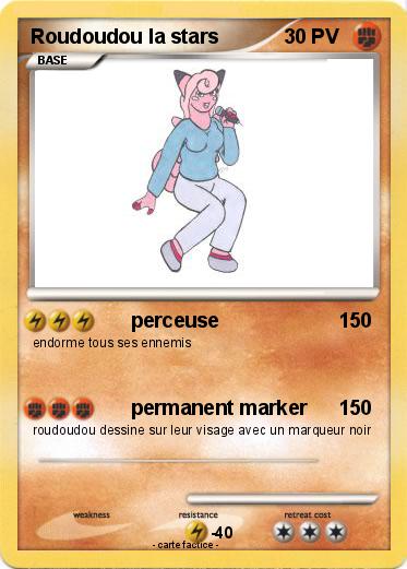 Pokemon Roudoudou la stars