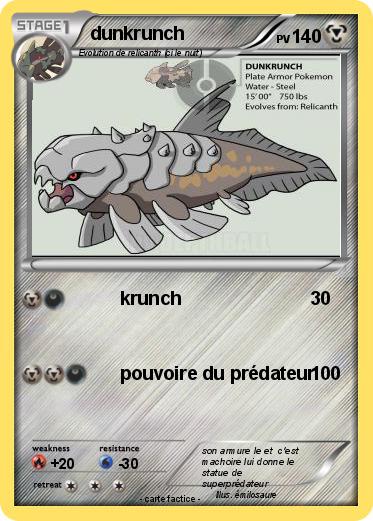 Pokemon dunkrunch