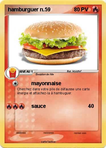 Pokemon hamburguer n.59