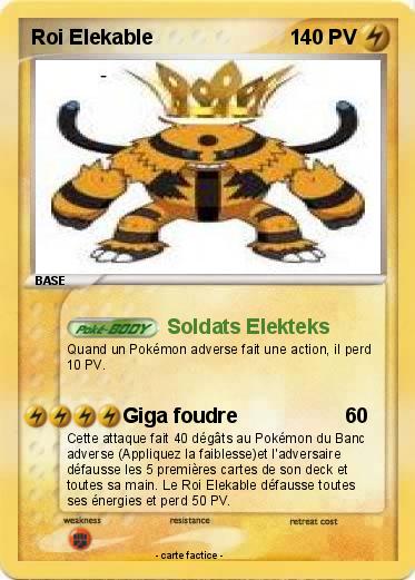 Pokemon Roi Elekable