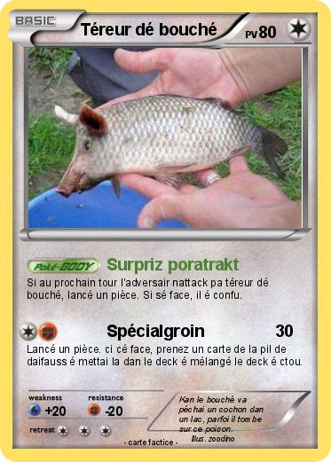 Pokemon Téreur dé bouché