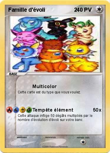 Pokemon Famille d'évoli                   2