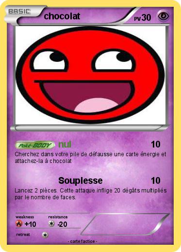 Pokemon chocolat