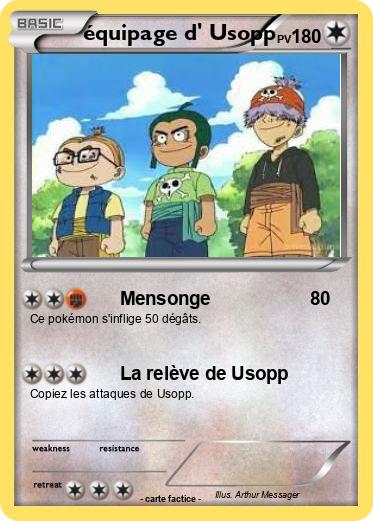 Pokemon équipage d' Usopp