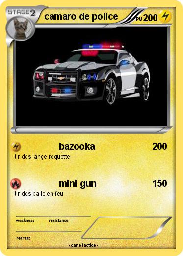 Pokemon camaro de police