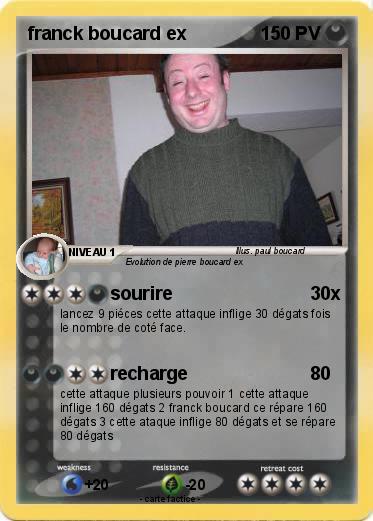 Pokemon franck boucard ex