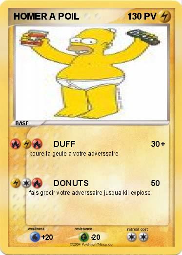 Pokemon HOMER A POIL