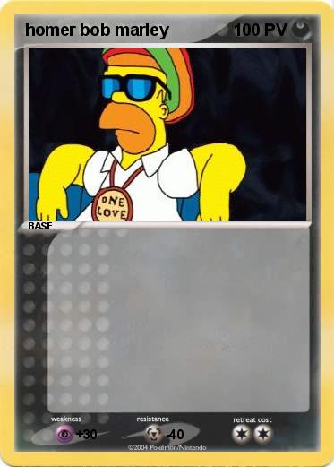 Pokemon homer bob marley