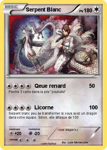 Pokemon Serpent Blanc