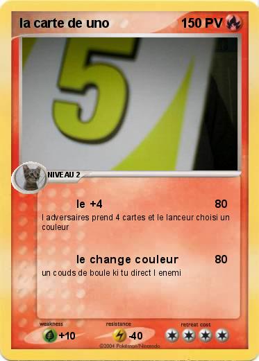 Pokemon la carte de uno