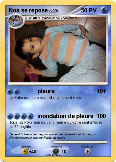 Pokemon Noa se repose