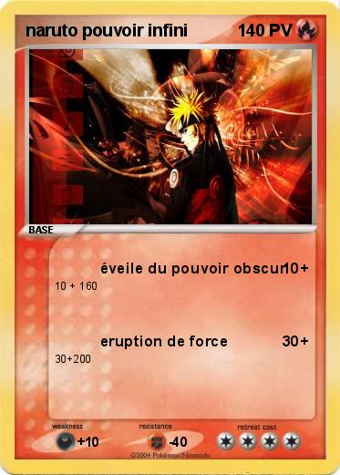 Pokemon naruto pouvoir infini