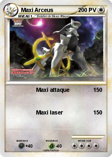Pokemon Maxi Arceus