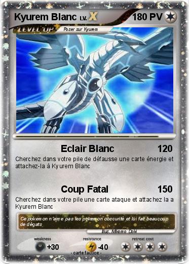 Pokemon Kyurem Blanc